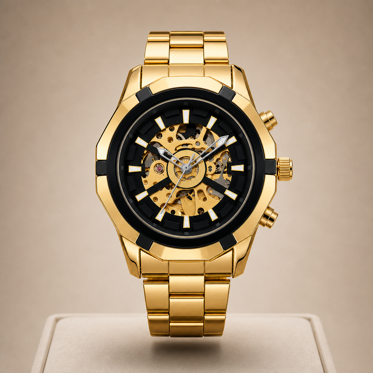 Vareign Atlas Gold Black II luxury product shot - view 01