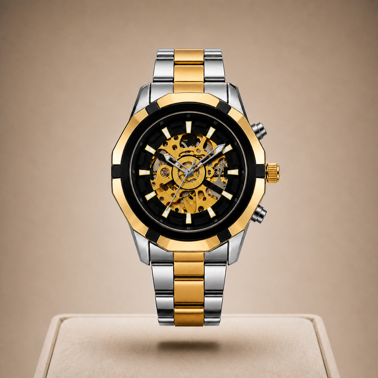 Vareign Atlas Gold Champagne I luxury product shot - view 01