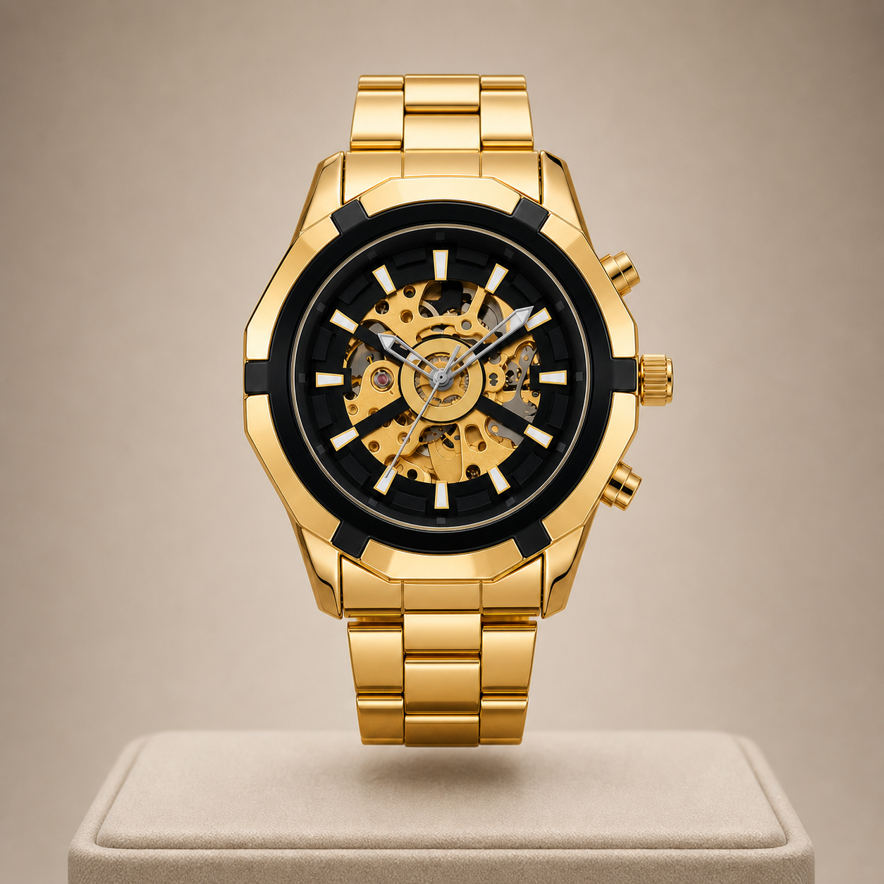 Vareign Atlas Gold Champagne II luxury product shot - view 01