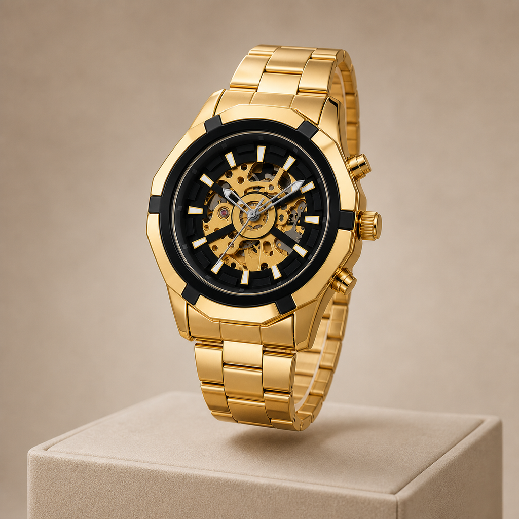 Vareign Atlas Gold Champagne II luxury product shot - view 02