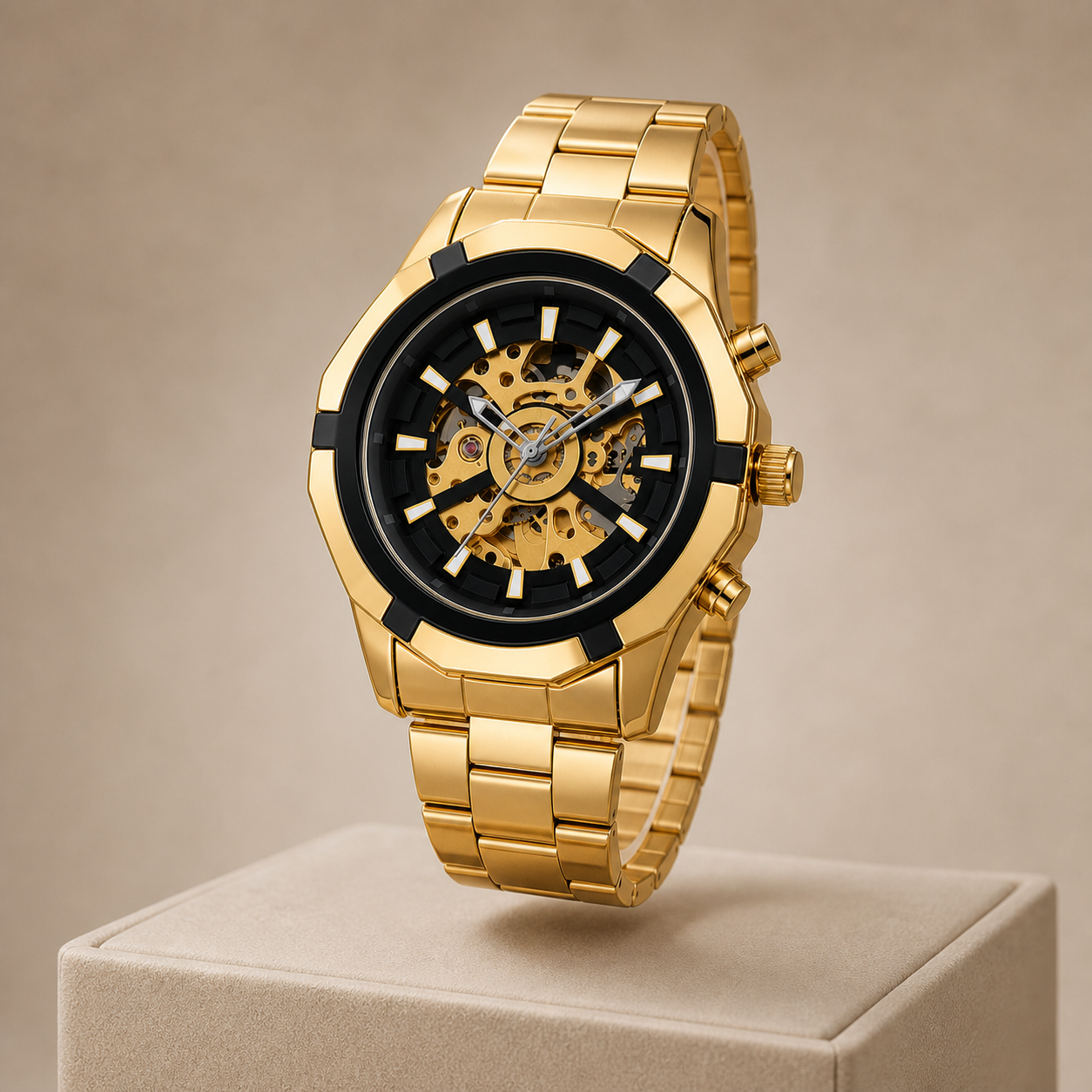 Vareign Atlas Gold Champagne II luxury product shot - view 02