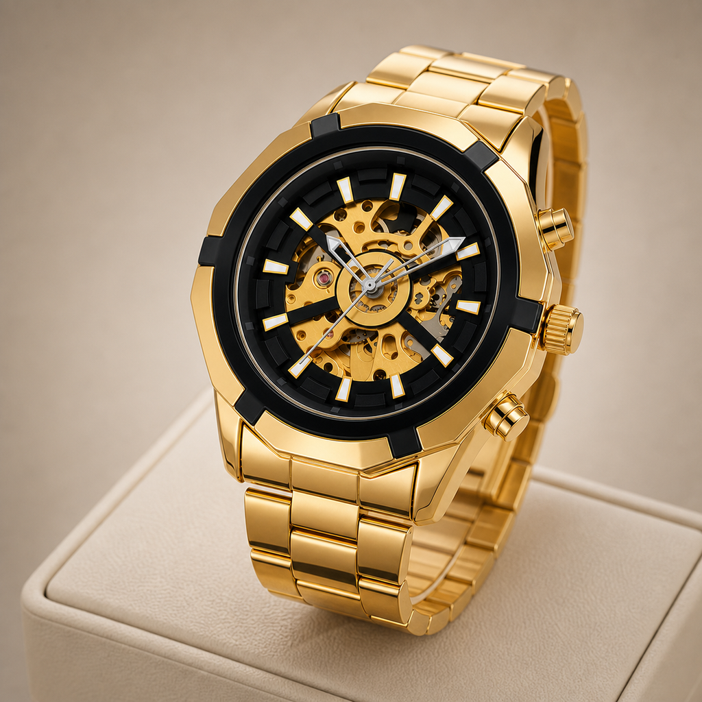 Vareign Atlas Gold Champagne II luxury product shot - view 05