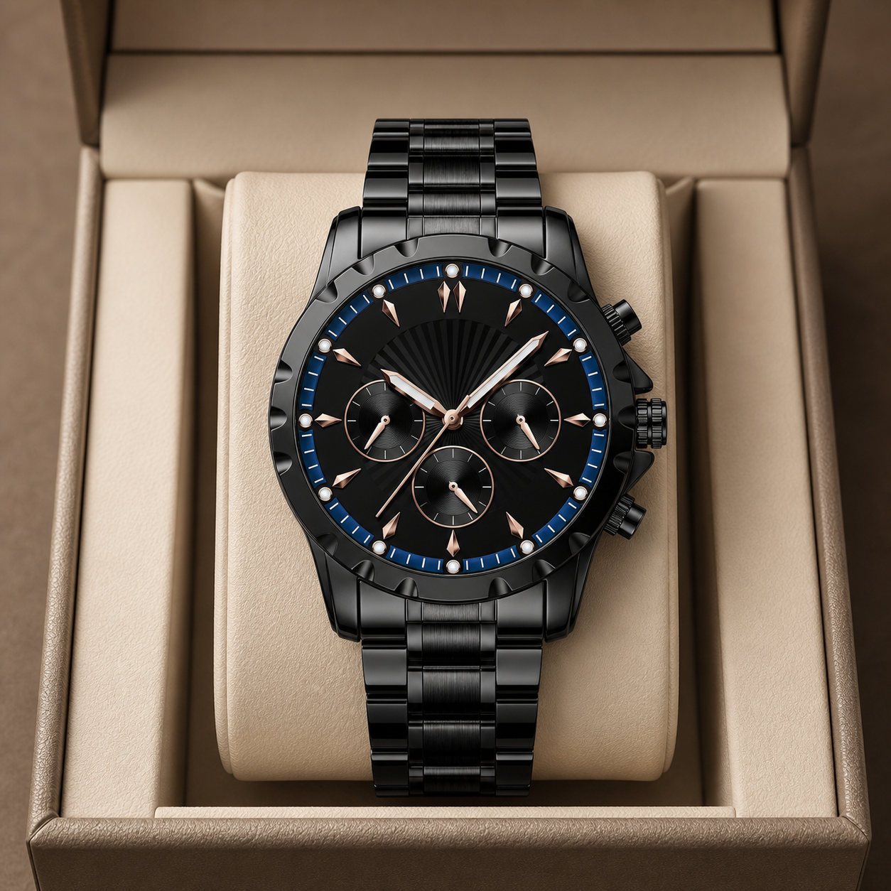 Vareign Imperial Blue Black Onyx luxury product shot - view 01