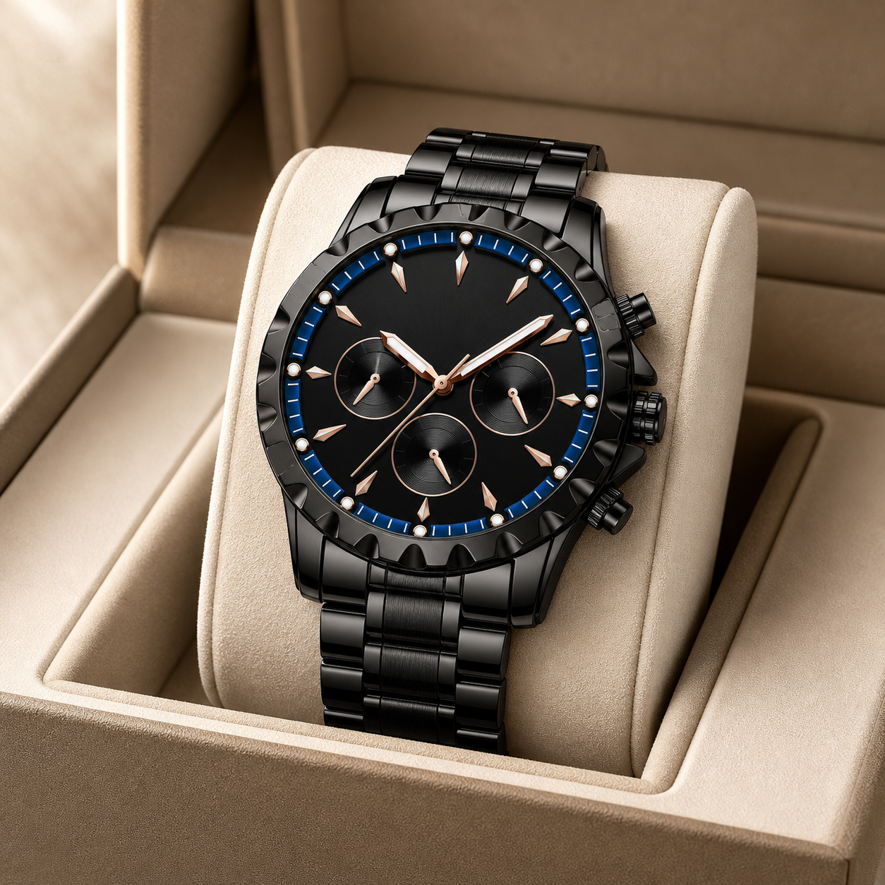 Vareign Imperial Blue Black Onyx luxury product shot - view 03