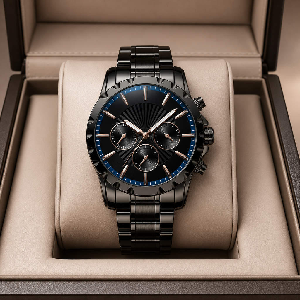 Vareign Imperial Blue Black Onyx luxury product shot - view 05