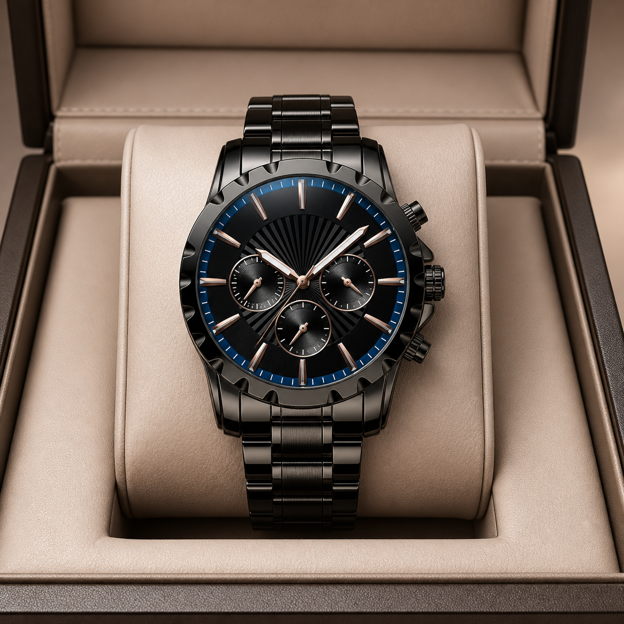 Vareign Imperial Blue Black Onyx luxury product shot - view 05