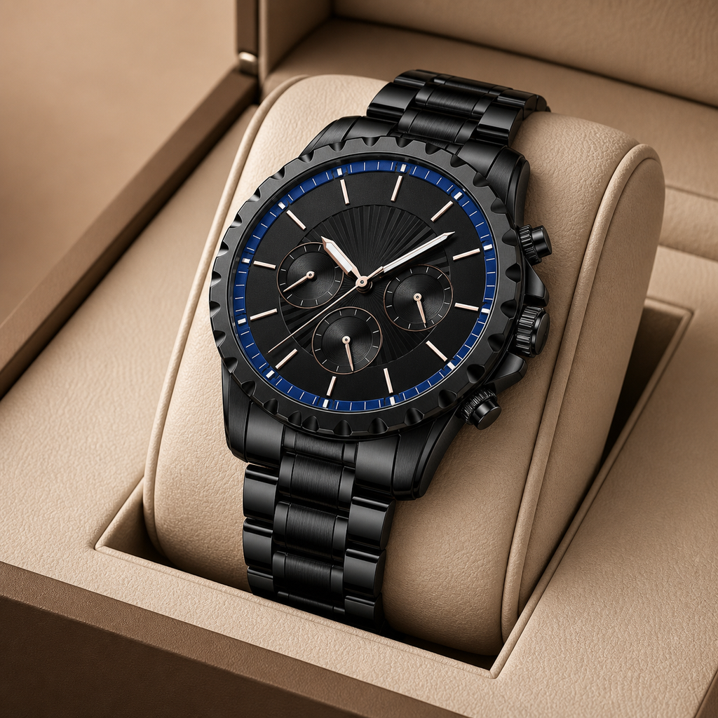 Vareign Imperial Blue Black Onyx luxury product shot - view 06