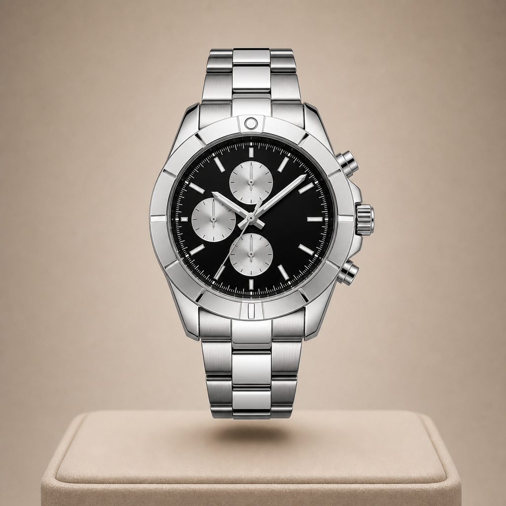 Vareign Onyx Chrono Panda Black luxury product shot - view 01