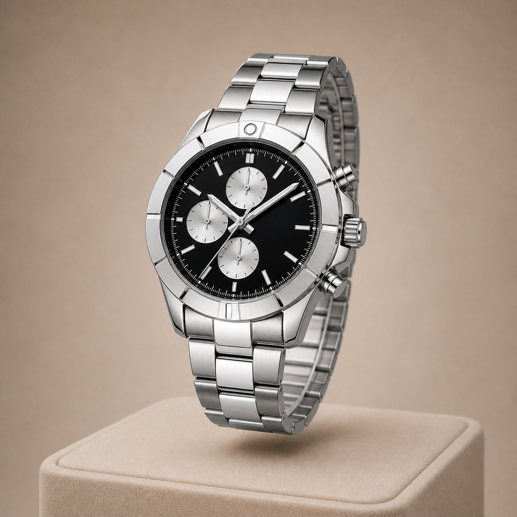 Vareign Onyx Chrono Panda Black luxury product shot - view 02